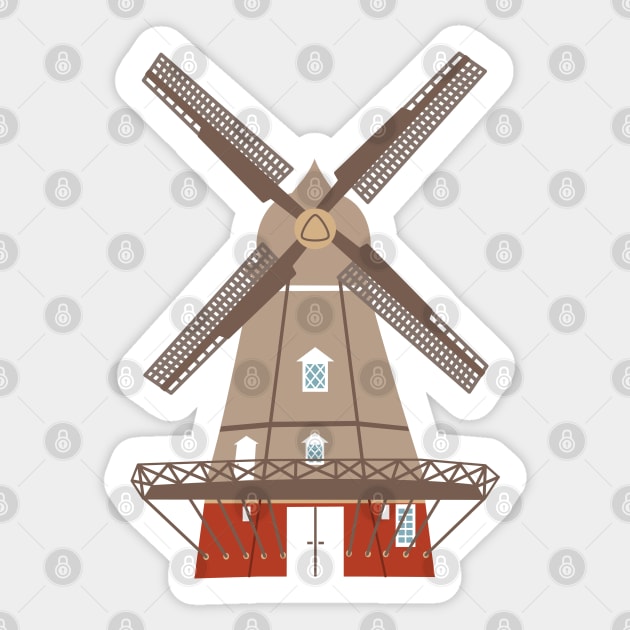 Windmill Sticker by CTstudio